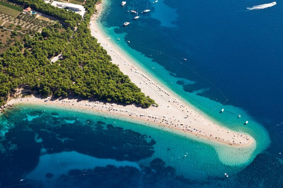 3 Islands Speedboat Tour: Golden Horn, Blue Lagoon & Jelsa - Stop One: Zirje Beach Swim and Snorkel Window