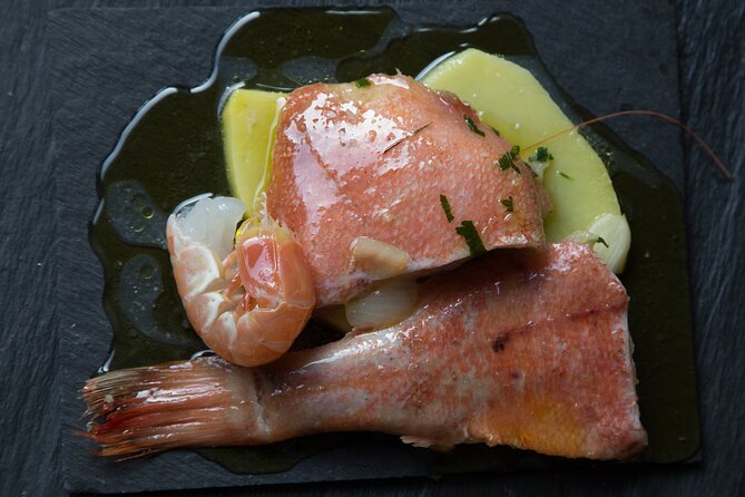 4-Hour Dalmatian Food and Wine flavors Experience in Split Patio - The menu you will make and eat: polenta, buzara, prosciutto, figs