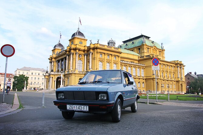 4-hour Private Zagreb & the Mountain Tour in a Yugo car - Starting at Lisinski, then switching from city to views