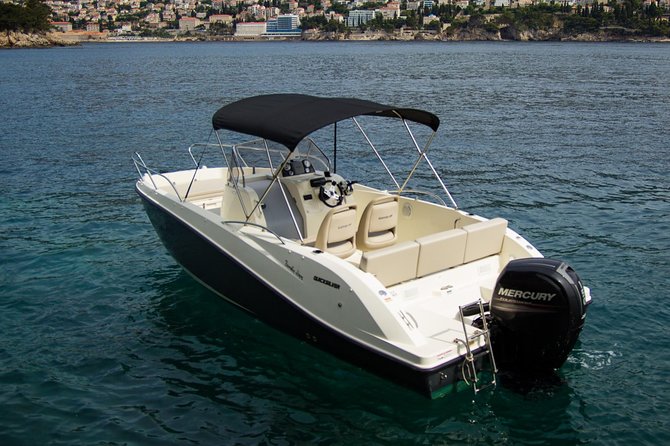 8h from Dubrovnik to the Elafiti islands with Quicksilver 675 boat - A Private Guide Makes the Day Feel Tailored