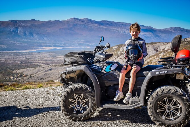 ATV Cetina family tour with picnic - Automatic CF Moto 450L Setup, Helmets, and the Car License Rule
