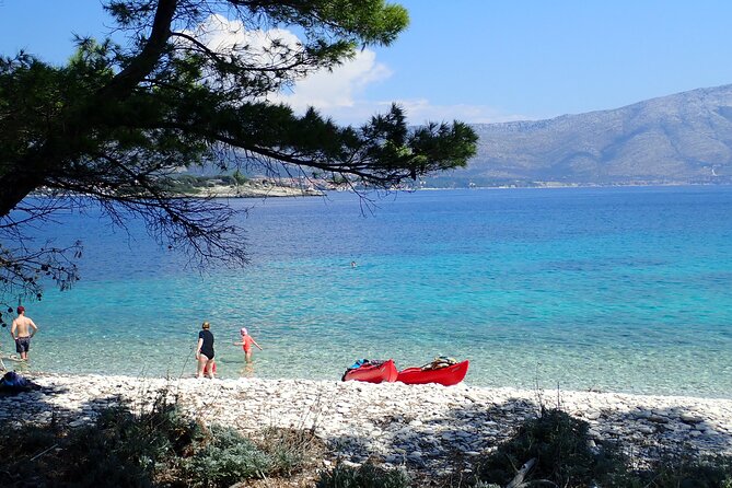 Bits of History - Half day kayak Tour with Wine delight - Beach time and swimming: how the tour handles downtime