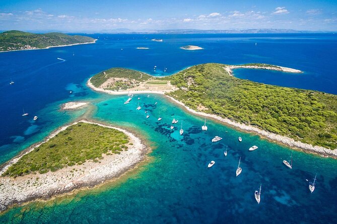 Blue and Green Cave Speedboat Excursion from Hvar Town - Pakleni Islands in front of Hvar: hidden beaches and a longer water stretch