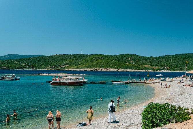 Blue Cave & 6 Islands Speedboat Tour From Split or Podstrana - Milna on Brač: calmer harbor streets and optional beach club energy