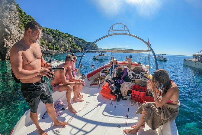 Blue Cave, Green Cave & Lopud Beach small group Speed boat Tour - Three Green Caves and the Passage Cave, Including Self-Guided Moments