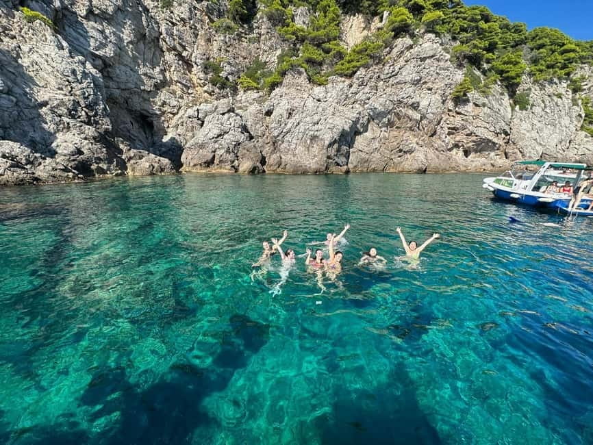 Blue Cave-Green caves-Lopud Sandy beach - tour with drink - Why Elafiti Islands Caves Feel Worth the Ride