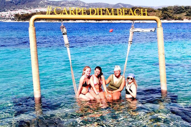 Blue Cave & Hvar, 5 Islands Speedboat with Luxury Seats in Shade - Stiniva Bay: the best European beach moment, seen from the water