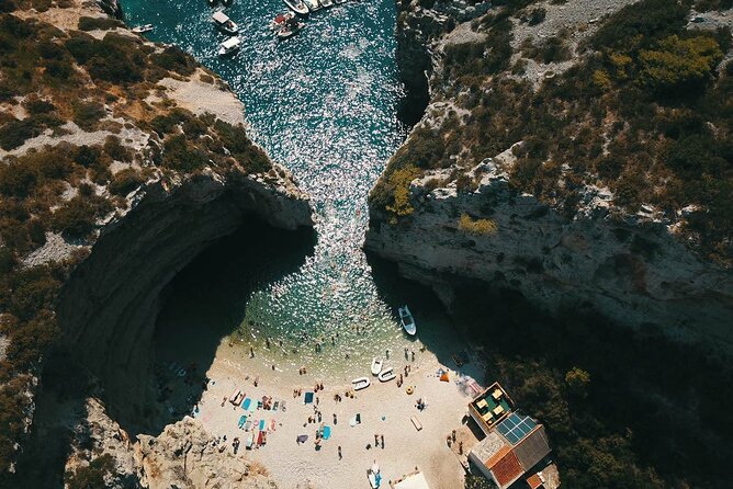Blue Cave & Vis Island speedboat tour from Hvar - Stop 4, Stiniva Cove: Boat-Only Beach and the Best Views for Your Camera Roll