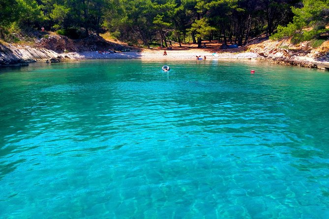 Blue Lagoon & three islands: 5 hours half day relax tour - Ciovo Island Uvala Krušica: the optional extra swim from the boat