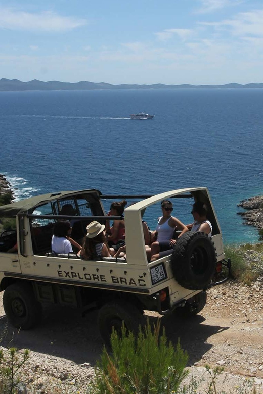 Brač: Island Exploration Tour by Four-Wheel Drive Jeep - Farm and winery lunch above Milna: grilled fish, wine, and local life