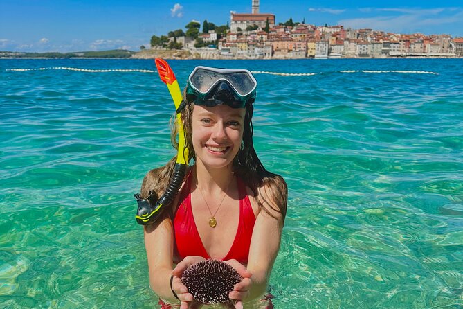 BUBA-Kayak Tours Rovinj FREE-drinks,pictures,snorkeling equipment - Stop 1 at Sveta Katarina Island: Snorkel, Swim, and Catch the Views