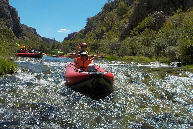 Canoe safari / rafting on river Zrmanja - 4 hours on the water: paddling the Canyon of the Zrmanja