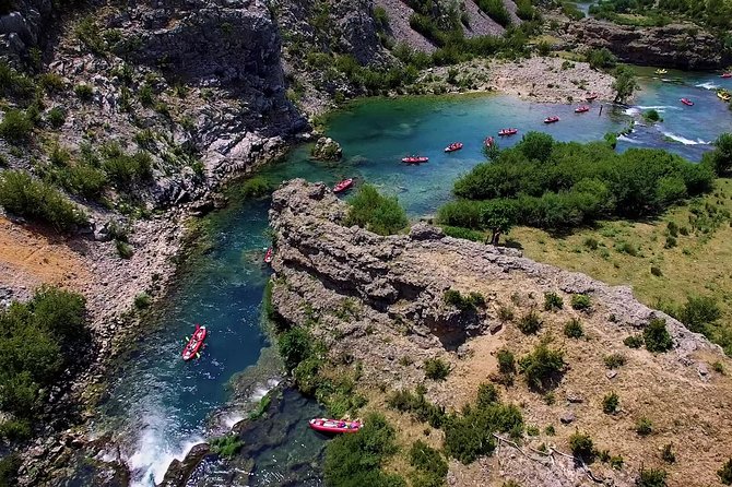 Canoe safari / rafting on river Zrmanja - Meeting points and the 10:00 start: how the day flows
