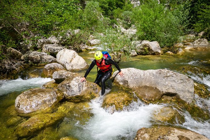 Canyoning on Cetina River from Split or Šestanovac - The natural 100 m tunnel, a moment that feels almost cinematic