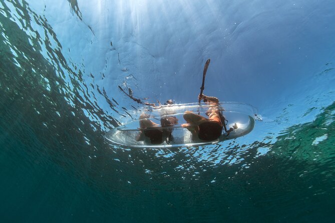 Clear Kayak Tour to Canyon, Island Cliffs & small Cave - Guides and Safety, Including Dry Bags and a Quick Paddling Lesson