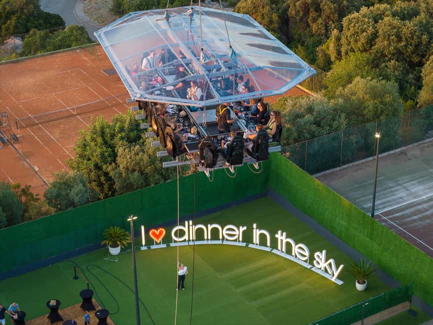 Dinner in the Sky Dubrovnik - Above Dubrovnik: what it feels like in the air