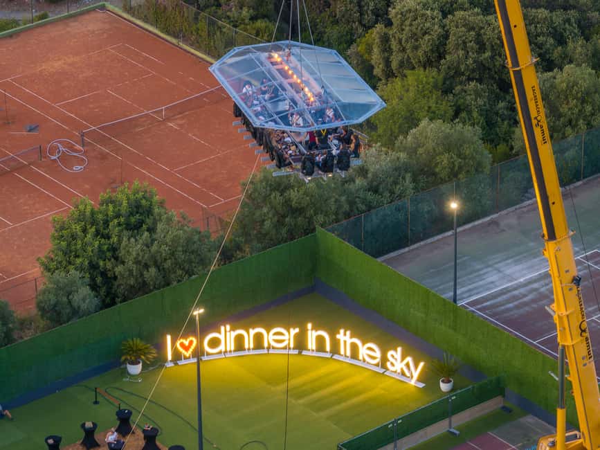 Dinner in the Sky Dubrovnik - Sunset Dinner: how to get the best light
