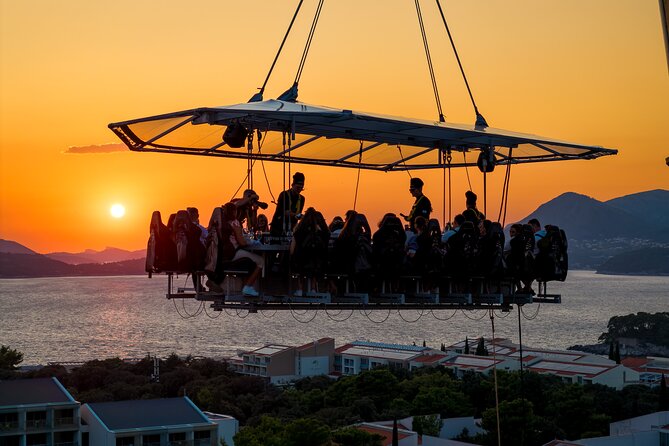 Dinner in the Sky Dubrovnik - Dine 50m above ground - Dinner in the Sky Dubrovnik at 50 meters, what it feels like