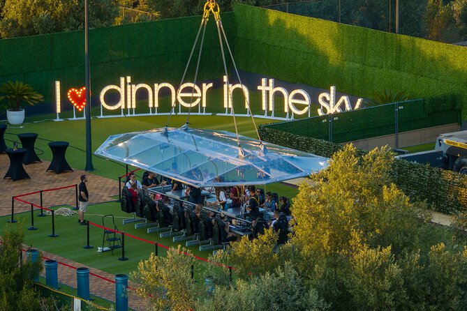 Dinner in the Sky Dubrovnik - Dine 50m above ground - How the 2-hour experience runs, from check-in to cooking show to plates