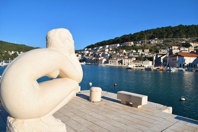 Discover Brac Island by Private Boat - Visit Bol and Hidden Bays - Pucisce hidden-bay swim stop near Pucisca