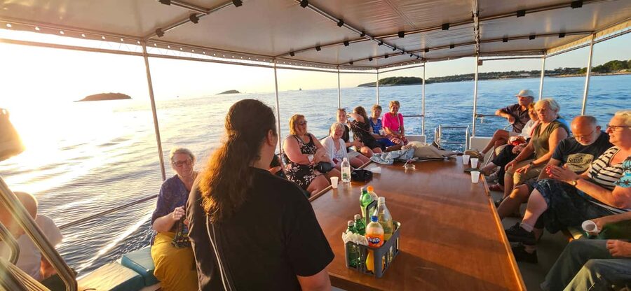 Dolphin Safari Boat Trip from Marina Funtana - Sunset vibes on the water, and why the golden hour matters