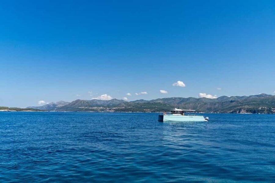 Dubrovnik: Blue Cave Catamaran Tour with Drinks and Snorkel - Sailing Out of Dubrovnik on a Roomy Catamaran