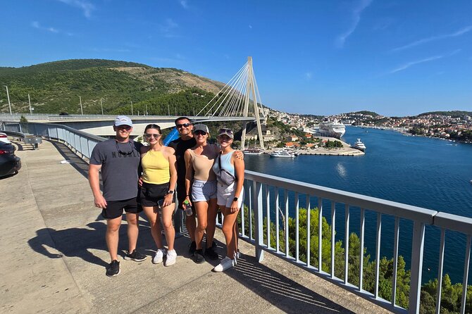 Dubrovnik City Tour with History, Photos & Round Trip Ride - Hotel Adria and Bosanka viewpoints: framing Old Town walls from the outside