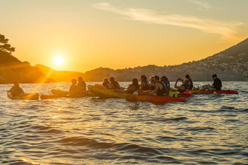Dubrovnik: Guided Sunset Sea Kayaking Tour with Wine - Group size and guide style: why safety feels calm here