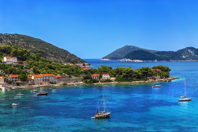 Dubrovnik Island-Hopping Cruise in the Elaphites with Lunch - Šipan: the largest Elaphite, with ruins and inland wander time