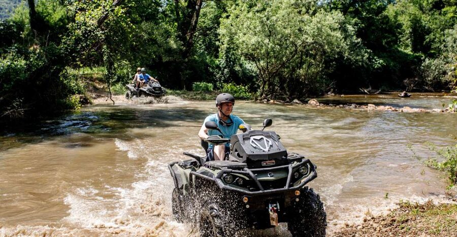 Dubrovnik: Kojan Koral ATV Quad Safari with transport - The Can-Am 700 Outlander Part: Safety Briefing First, Then Freedom