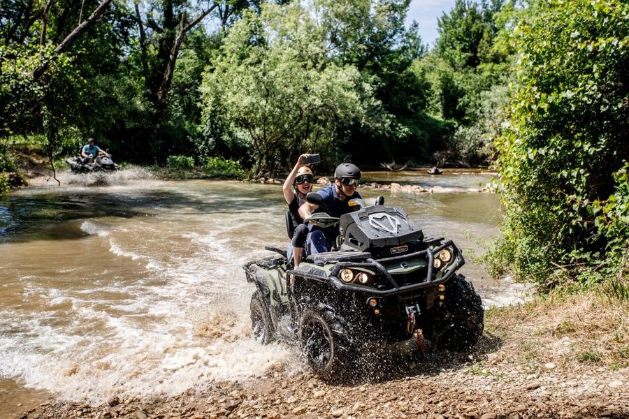 Dubrovnik: Kojan Koral ATV Quad Safari with transport - Four-Terrain Konavle Ride, Including the Ljuta River and Wetlands