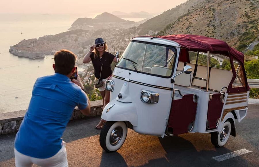 Dubrovnik: Piaggio Ape Callesino Private Tour - The Dr. Franjo Tuđman Bridge moment, harbor views that make sense