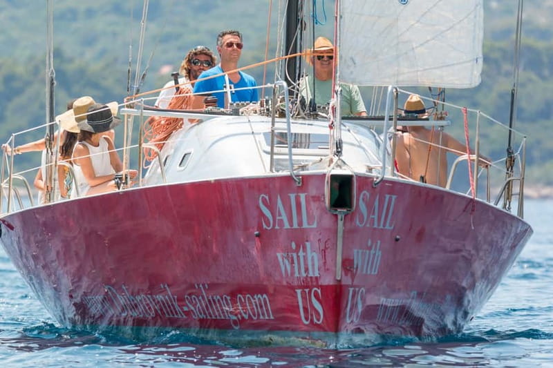 Dubrovnik: Private Elaphiti Islands Sailing Tour - From Bay of Lapad to open water: what the start feels like