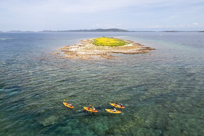 Dugi Otok - full day kayak adventure - Veli Rat lighthouse lunch, then the Michele shipwreck snorkel