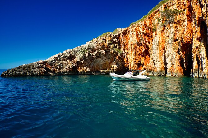 Exclusive Private Tour: Red Rocks & Pakleni Islands - Stop 1 Red Rocks on Hvar: red cliffs plus real swim time