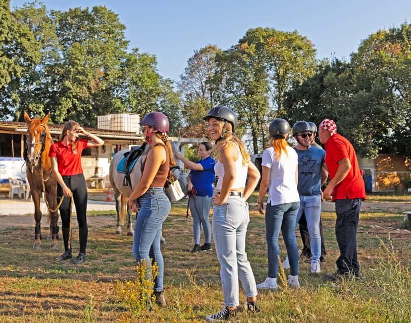 Fazana: Sunset 1-hour Horse Riding in Nature with Guide - What to wear, what’s not allowed, and who should skip it