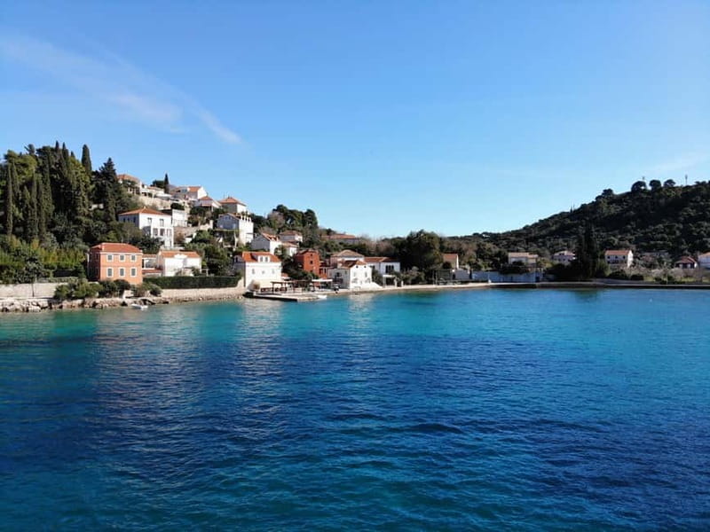 From Dubrovnik: Hop-On-Hop-Off Elaphiti Islands Boat Tour - Koločep (Kalamota): church steps, harbour coffee, and quick swims