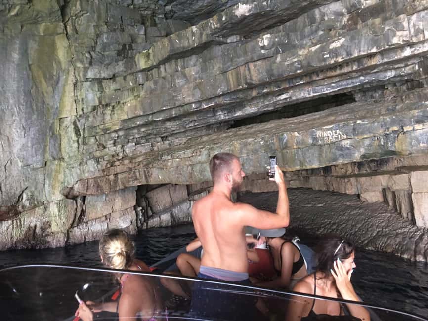 From Hvar: Blue Cave, Green Cave & 5 Islands Speedboat Tour - Stiniva Cove on Vis: the beach that makes photography unfairly easy