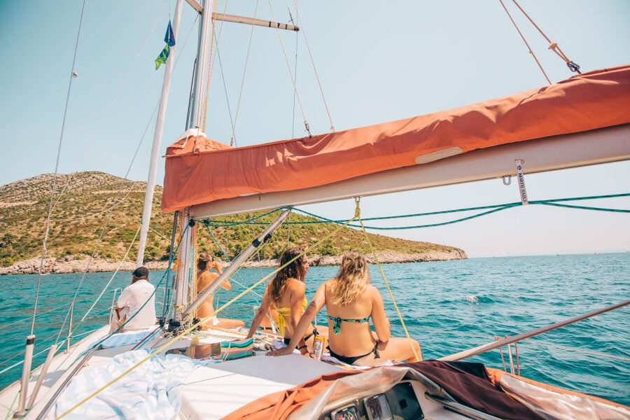 From Hvar: Boat Tour to Pakleni Islands on a Comfort Yacht - Stop 1 in the Pakleni Islands: swim, snorkel, and paddle in a protected bay