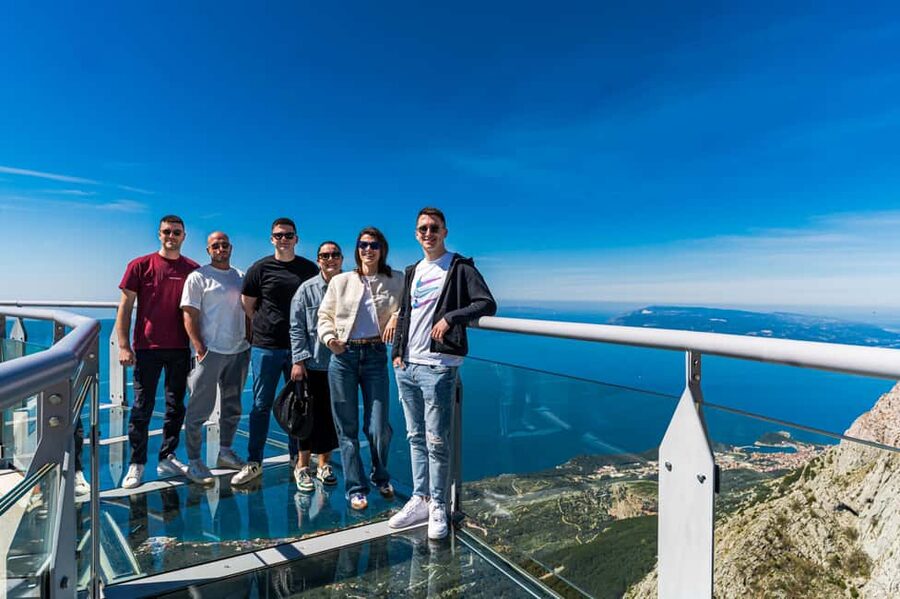 From Makarska: Biokovo Skywalk Entry Ticket with Transfers - Standing on the Biokovo Skywalk Platform at 1,220 Meters