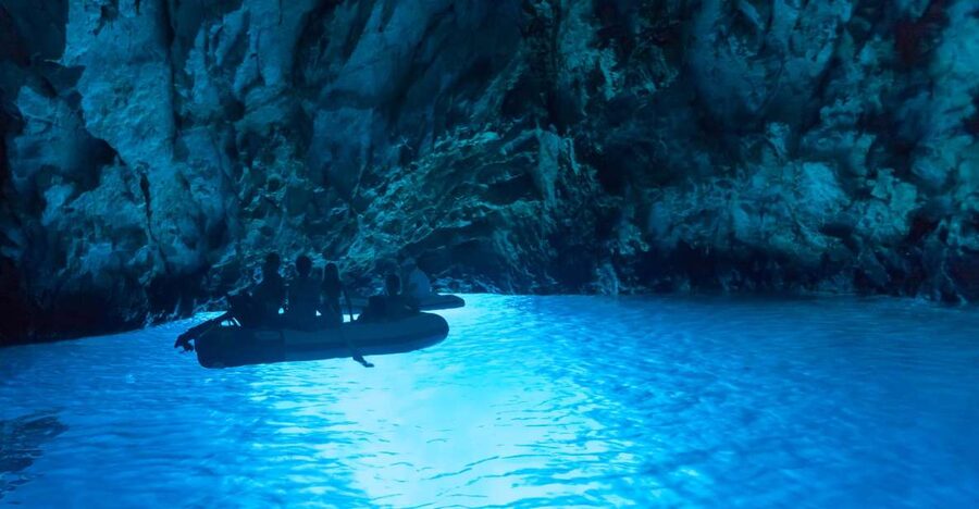 From Omis: Blue Cave & 5 Island Speedboat Tour - Veliki Budikovac: swimming and snorkeling that feels like a break, not a chore