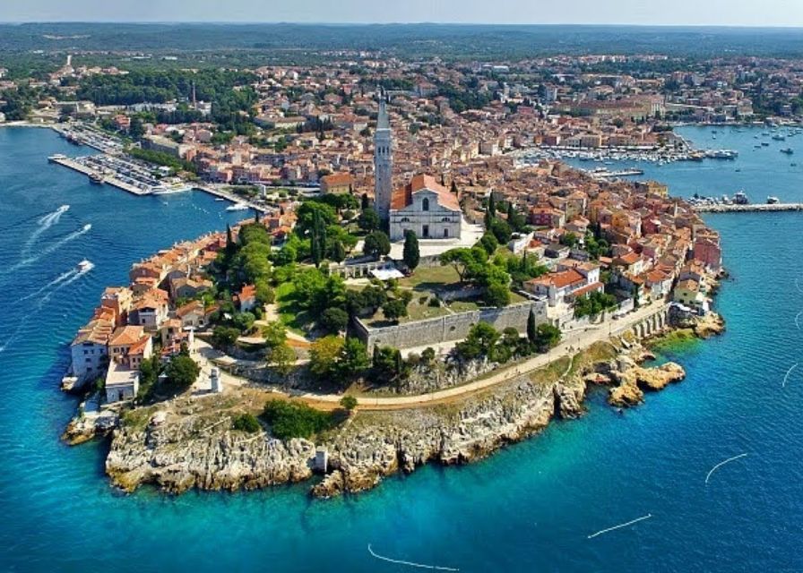 From Poreč: Lim Fjord, Rovinj, and Vrsar Boat Trip - Vrsar: Beach Time at the Smaller Finish