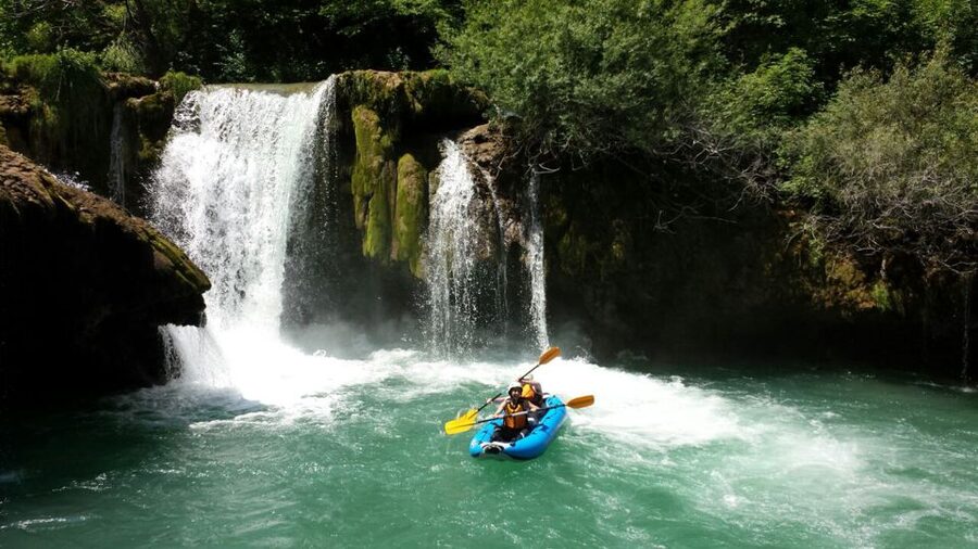From Slunj: Mrežnica Canyon Kayaking Tour - Kayaking the Mrežnica Canyon: waterfalls, rapids, and that narrow-gorge light