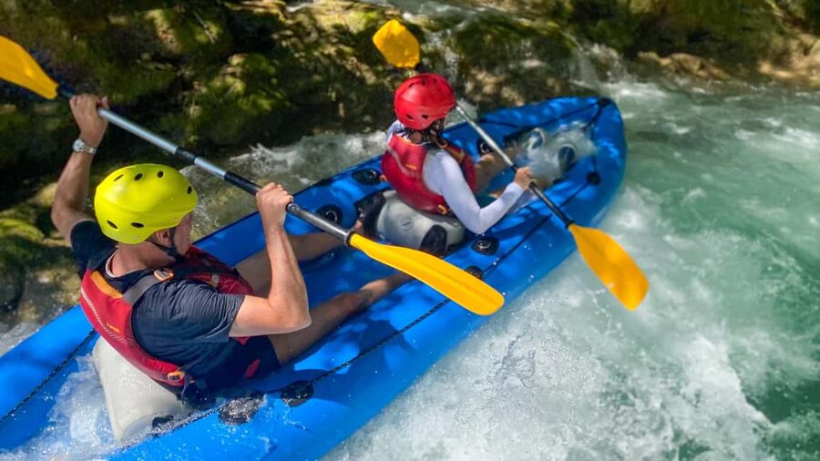From Slunj: Mrežnica Canyon Kayaking Tour - Gear and comfort: neoprene, shoes, and staying warm enough to enjoy it
