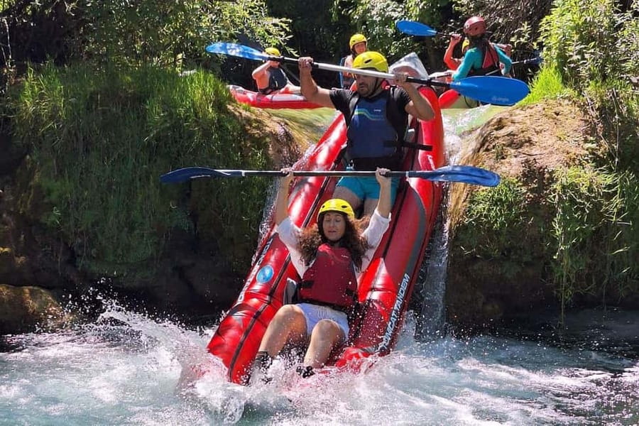 From Slunj: Mreznica Kayaking Adventure - Your Guided Kayak Route Through the Gorge and Cascades