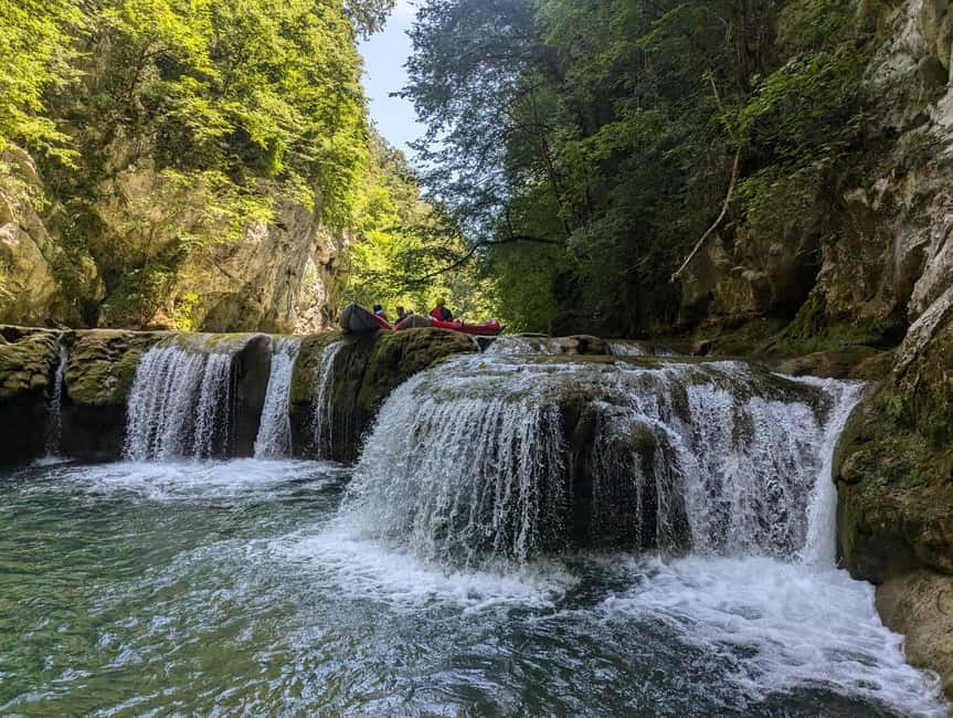 From Slunj: Mreznica Kayaking Adventure - The 20-Minute Break: Photos, a Swim, and a Chance to Reset