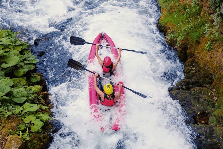 From Slunj: Mreznica Kayaking Adventure - Cliff Jumps and Waterfall Moments, Without the Reckless Feel