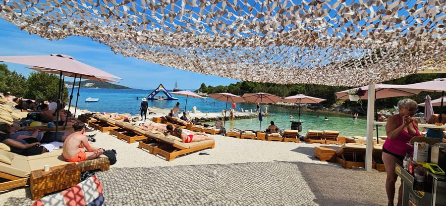 From Split: Blue Lagoon & Underwater Museum (Lunch & drinks) - From Split Riva to Fumija Bay: the smooth start