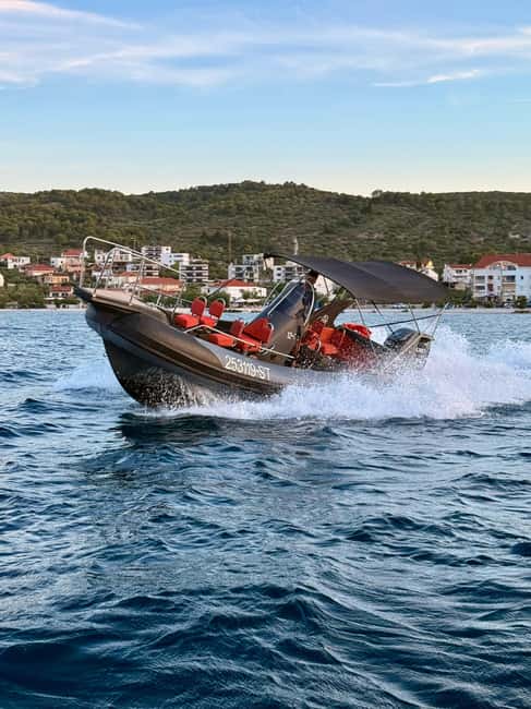 From Split: Half-day Trogir Tour & Speedboat to Blue Lagoon - Speedboat start at Matejuška Pier: how the day kicks off