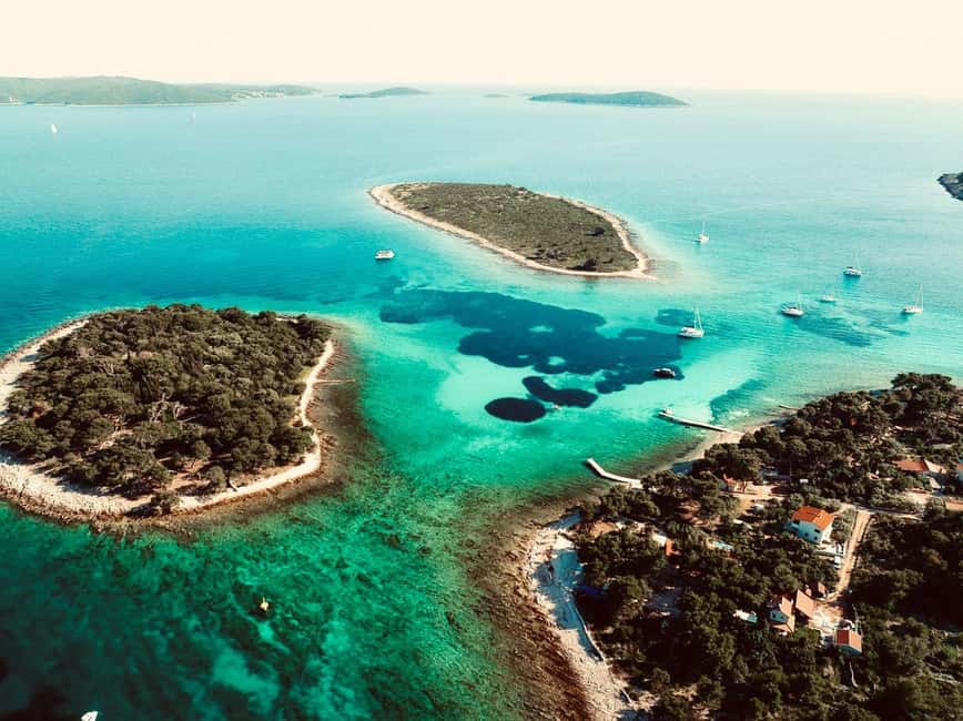 From Split: Half-day Trogir Tour & Speedboat to Blue Lagoon - Blue Lagoon on Drvenik Veli: your best swim stop